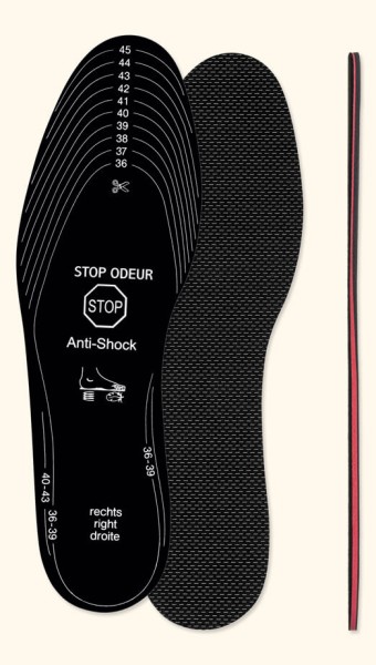 pedag STOP ODEUR the activated carbon sole against foot odour