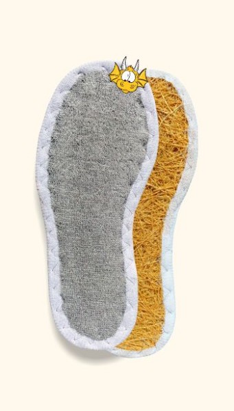 Kids barefoot insole for more comfort when barefoot in the shoe.