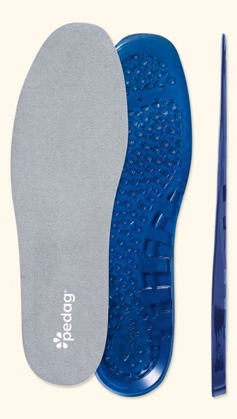 pedag GELAXY gel insoles relieve stressed feet. All-round insole for sport & profession