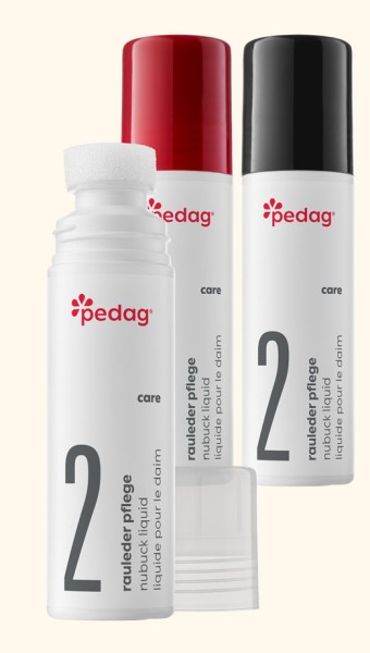 pedag nubuck liquid protects shoes from dust and moisture