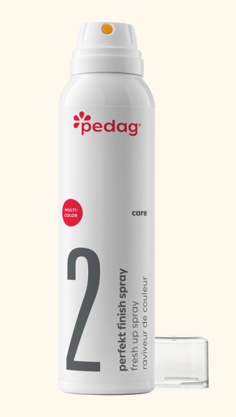 pedag Perfekt Finish care spray for sensitive smooth and suede leather shoes