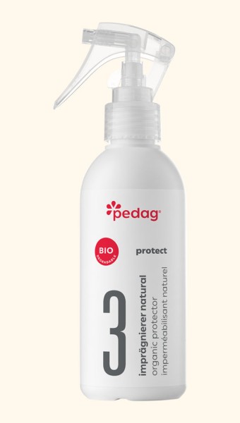 pedag eco-friendly impregnator for shoes, protects against moisture, stains and dirt