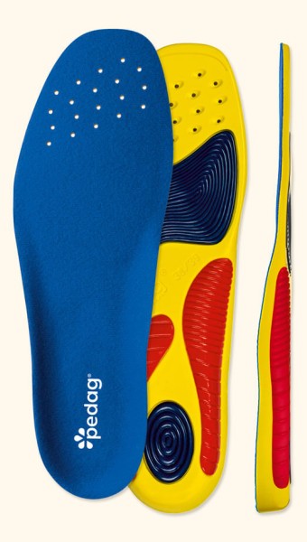 pedag PERFORMANCE Allround insole for sports shoes, reduces and distributes impact energy