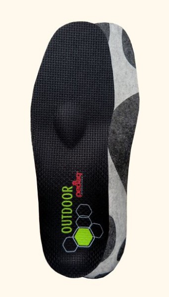 Touring insole for extensive outdoor activities.