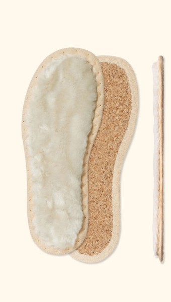 pedag PASCHA KIDS warm winter insole for children made of real lambskin for naturally warm feet