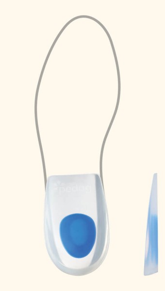 pedag ULTRA HEEL gel heel cup made of medical grade silicone gel for perfect heel cushioning