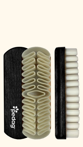 pedag hand crepe brush rubber lamellae for suede shoes