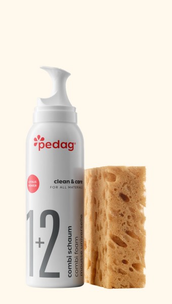 pedag Combi Foam Set for cleaning and care of shoes
